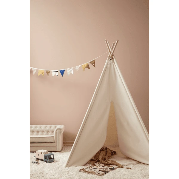 Kids Concept Tipi Tent, Grijs 5 Kids Concept Tipi Tent, Grijs - Afbeelding 5