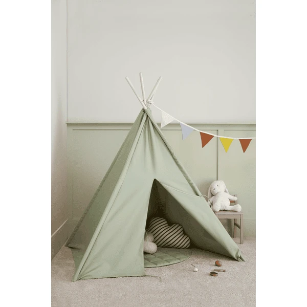 Kids Concept ® Tipi Tent Lichtgroen 2 Kids Concept ® Tipi Tent Lichtgroen - Afbeelding 2