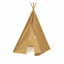 Kids Concept ® Tipi Tent Mini H 75 Cm Geel 9 Kids Concept ® Tipi Tent Mini H 75 Cm Geel -Kinderspeelgoed kids concept tipi tent mini h 75 cm geel a309419 4