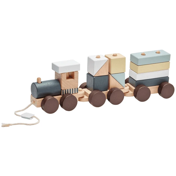 Kids Concept Trein Met Blokken, Edvin 5 Kids Concept Trein Met Blokken, Edvin - Afbeelding 5