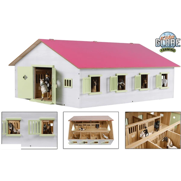 Kids Globe Paardenboerderij, 7 Paardenboxen 2 Kids Globe Paardenboerderij, 7 Paardenboxen - Afbeelding 2