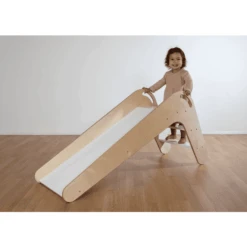 KidsBo Kinderglijbaan VIVA Nature/white 9 KidsBo Kinderglijbaan VIVA Nature/white -Kinderspeelgoed kidsbo kinderglijbaan viva nature white a298636 4