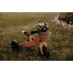 Kinderfeets ® 2-in-1 Driewieler Tiny Tot Plus, Bamboe -Kinderspeelgoed kinderfeets 2 in 1 driewieler tiny tot plus bamboe a294348 3