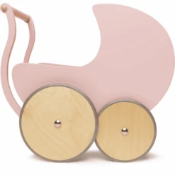 Kinderfeets ® Poppenwagen, Roze -Kinderspeelgoed kinderfeets poppenwagen roze a294339 2