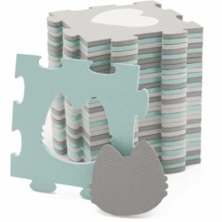 Kinderkraft Kinderrkraft Puzzelmat LUNO SHAPES, Mint 8 Kinderkraft Kinderrkraft Puzzelmat LUNO SHAPES, Mint -Kinderspeelgoed kinderrkraft puzzelmat luno shapes mint a391213 3