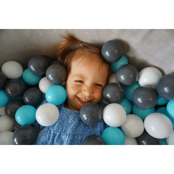 Knorr® Toys Ballenbak Soft Grey Inclusief 300 Ballen Creme/grey/lightblue 5 Knorr® Toys Ballenbak Soft Grey Inclusief 300 Ballen Creme/grey/lightblue - Afbeelding 5