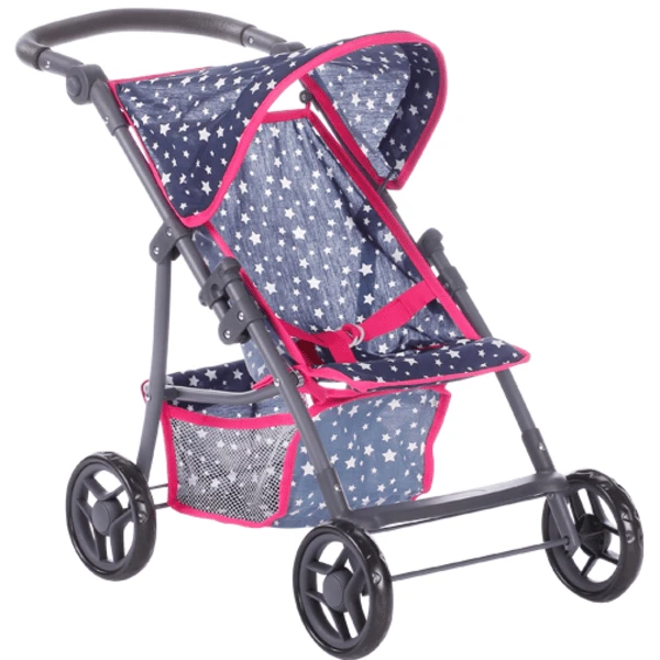 Knorr® Toys Poppenbuggy Liba - Star Blue 2 Knorr® Toys Poppenbuggy Liba - Star Blue - Afbeelding 2