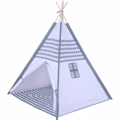 Knorr®toys Tipi Zigzag, Grijs/wit 9 Knorr®toys Tipi Zigzag, Grijs/wit -Kinderspeelgoed knorrtoys tipi zigzag grijs wit a343299 4