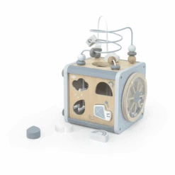 Label Label - Activiteiten Kubus - Blauw -Kinderspeelgoed label label activiteiten kubus blauw a394282 3