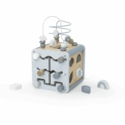 Label Label - Activiteiten Kubus - Blauw -Kinderspeelgoed label label activiteiten kubus blauw a394282 4