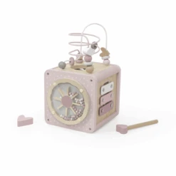 Label Label - Activiteitenkubus - Roze -Kinderspeelgoed label label activiteitenkubus roze a394283 3