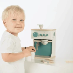 Label-Label - Espressomachine - Groen -Kinderspeelgoed label label espressomachine groen a393349 3