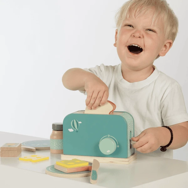 Label-Label - Houten Broodrooster - Groen 3 Label-Label - Houten Broodrooster - Groen - Afbeelding 3