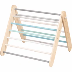 LEG & GO Klimdriehoek - Klimmuur (Zweeds) 2in1, Pastel -Kinderspeelgoed leg go klimdriehoek klimmuur zweeds 2in1 pastel a379554 2