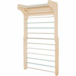 LEG & GO Klimdriehoek - Klimmuur (Zweeds) 2in1, Pastel -Kinderspeelgoed leg go klimdriehoek klimmuur zweeds 2in1 pastel a379554 3