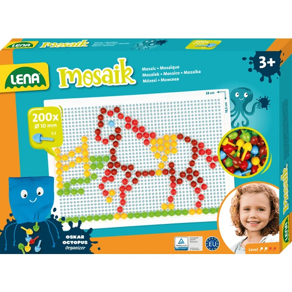 LENA ® Mozaïek Set Color 200, 10 Mm 1 LENA ® Mozaïek Set Color 200, 10 Mm