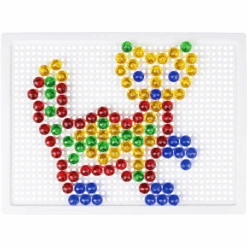 LENA ® Mozaïek Set Transparant 10 Mm -Kinderspeelgoed lena mozaiek set transparant 10 mm a337383 4