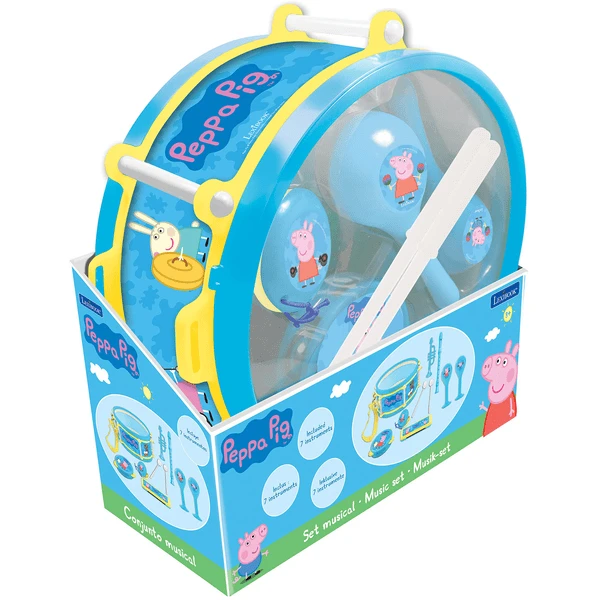 LEXIBOOK Peppa Pig Muziekset Met Zeven Instrumenten 2 LEXIBOOK Peppa Pig Muziekset Met Zeven Instrumenten - Afbeelding 2