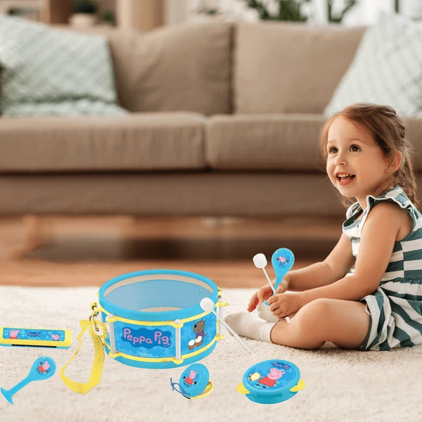 LEXIBOOK Peppa Pig Muziekset Met Zeven Instrumenten 3 LEXIBOOK Peppa Pig Muziekset Met Zeven Instrumenten - Afbeelding 3