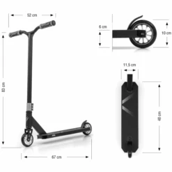 MMX Stunt- Scoot Er Raptor Silver -Kinderspeelgoed mmx stunt scoot er raptor silver a319395 1