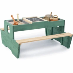 MUDDY BUDDY Speeltafel "Creator" Naturel Salie -Kinderspeelgoed muddy buddy speeltafel creator naturel salie a412389 2