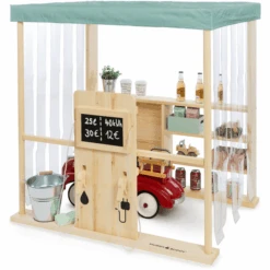 MUDDY BUDDY Speelwinkel Tankstation Voor Buiten "Bubble Catcher" Naturel - Saliegroen -Kinderspeelgoed muddy buddy speelwinkel tankstation voor buiten bubble catcher naturel saliegroen a412377 2