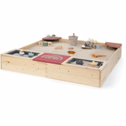 MUDDY BUDDY Zandbak "Beach Rebel" Naturel Poederroze 8 MUDDY BUDDY Zandbak "Beach Rebel" Naturel Poederroze -Kinderspeelgoed muddy buddy zandbak beach rebel naturel poederroze a412387 3