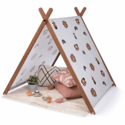MUDDY BUDDY Zandbak Met Tent "Safari Seeker" Cacaobruin 8 MUDDY BUDDY Zandbak Met Tent "Safari Seeker" Cacaobruin -Kinderspeelgoed muddy buddy zandbak met tent safari seeker cacaobruin a412549 3