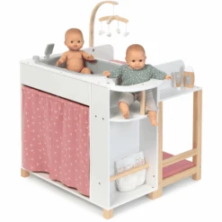 MUSTERKIND ® Dolls' Centre "Viola" Wit/naturel/oudroze -Kinderspeelgoed musterkind dolls centre viola wit naturel oudroze a392688 3