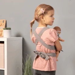 MUSTERKIND ® Poppen Stoffen Set Viola Grijs -Kinderspeelgoed musterkind poppen stoffen set viola grijs a326730 2