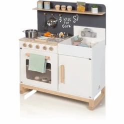 MUSTERKIND Speelkeuken Wit/natuurlijke