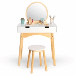 MUSTERKIND ® Toilettafel Calendula, Wit/natuur