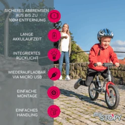 MySTOPY Wielrem Voor PUKY LR M Zwart -Kinderspeelgoed mystopy wielrem voor puky lr m zwart a381101 2