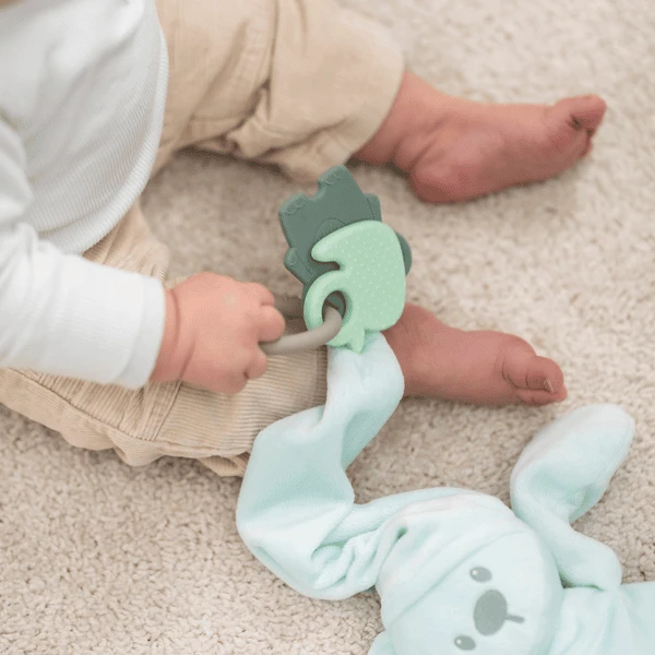 Nattou Bijtring Eend & Olifant Grijs 3 Nattou Bijtring Eend & Olifant Grijs - Afbeelding 3