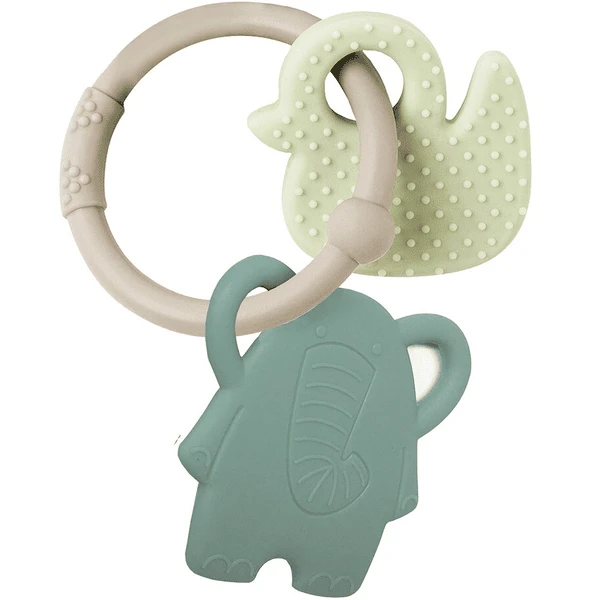 Nattou Bijtring Eend & Olifant Grijs 4 Nattou Bijtring Eend & Olifant Grijs - Afbeelding 4