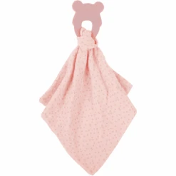 Nattou Bijtring + Knuffeldoekje Roze -Kinderspeelgoed nattou bijtring knuffeldoekje roze a309554 4