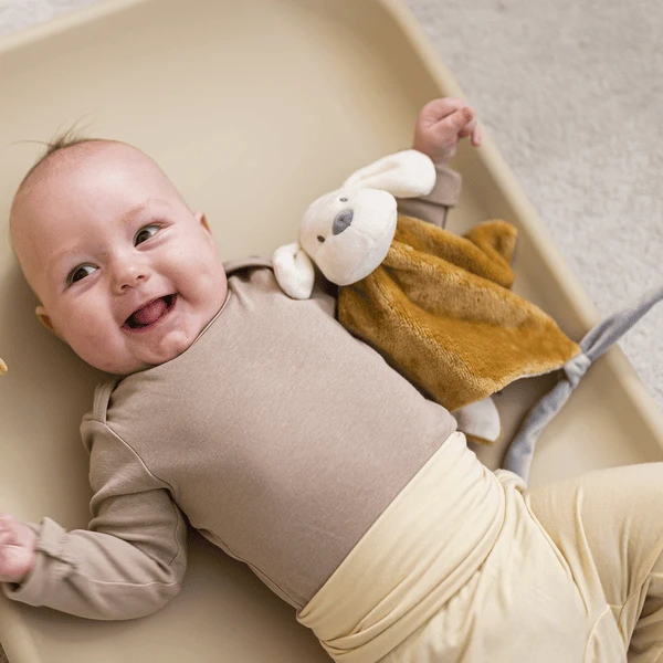 Nattou Charlie Knuffeldoek Flanel Karamel 2 Nattou Charlie Knuffeldoek Flanel Karamel - Afbeelding 2