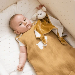 Nattou Charlie Maxi Knuffelshawl Flanel Karamel -Kinderspeelgoed nattou charlie maxi knuffelshawl flanel karamel a388965 4