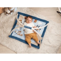 Nattou Jim & Bob Speelkussen Met Strik 8 Nattou Jim & Bob Speelkussen Met Strik -Kinderspeelgoed nattou jim bob speelkussen met strik a343573 3