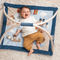 Nattou Jim & Bob Speelkussen Met Strik 9 Nattou Jim & Bob Speelkussen Met Strik -Kinderspeelgoed nattou jim bob speelkussen met strik a343573 4