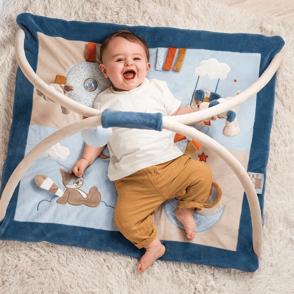 Nattou Jim & Bob Speelkussen Met Strik 5 Nattou Jim & Bob Speelkussen Met Strik - Afbeelding 5