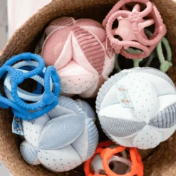 Nattou Lapidou Bal Met Activiteiten Blauw -Kinderspeelgoed nattou lapidou bal met activiteiten blauw a296387 2