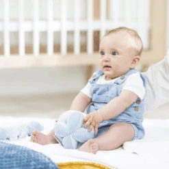 Nattou Lapidou Bal Met Activiteiten Blauw -Kinderspeelgoed nattou lapidou bal met activiteiten blauw a296387 4