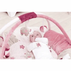 Nattou Nina, Jade & Lili - Speelkussen Met Boog -Kinderspeelgoed nattou nina jade lili speelkussen met boog a187863 2