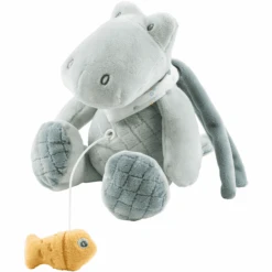 Nattou Romeo, Jules & Sally Mini Muziekdoos Krokodil -Kinderspeelgoed nattou romeo jules amp sally mini muziekdoos krokodil a390986 2