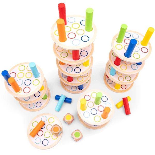 New Classic Toys® New Class Ic Toys Balance - Toren - Speeltoestel 4 New Classic Toys® New Class Ic Toys Balance - Toren - Speeltoestel - Afbeelding 4