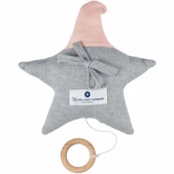 Nordic Coast Company Muziekdoos Ster Roze-grijs -Kinderspeelgoed nordic coast company muziekdoos ster roze grijs a399032 3