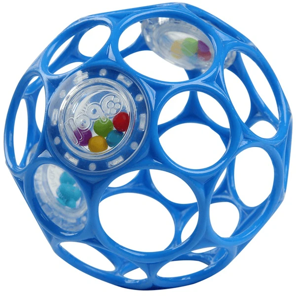 Oball™ Rammelaar Blauw, 10 Cm 5 Oball™ Rammelaar Blauw, 10 Cm - Afbeelding 5