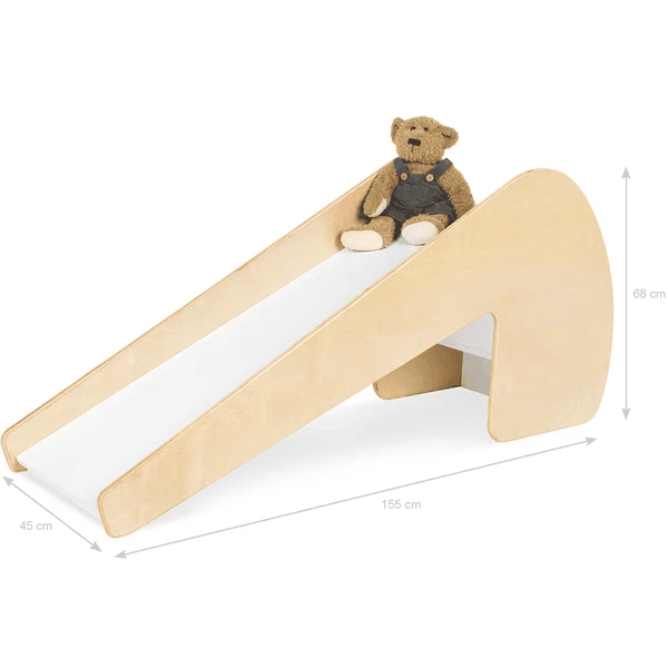 Pinolino Binnenglijbaan Lotta, Natuur/wit 2 Pinolino Binnenglijbaan Lotta, Natuur/wit - Afbeelding 2