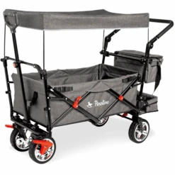 Pinolino Opvouwbare Bolderkar AddPlus Met Rem Grijs Gevlekt